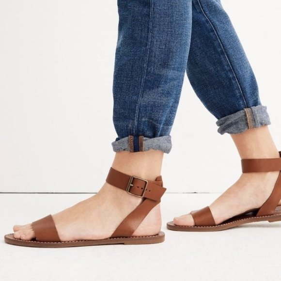 Madewell Shoes - Madewell NWT Boardwalk Leather Ankle Strap sandal